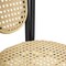 Flash Furniture Cannes Thonet French Bistro Stacking Chair, Natural PE Cane Rattan and Black Aluminum Frame SDA-AD642110-1-NAT-BK-GG - alternate 2
